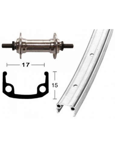 RUEDA DELANTERA 27x1 1/4 WINORA 36...