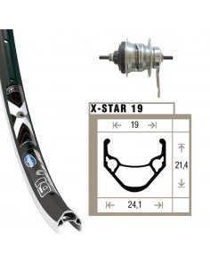 RUEDA TRASERA 28x1.75...