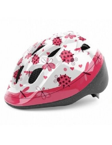 CASCO POLISPORT NIÑA 46-53CM BLANCO/ROSA