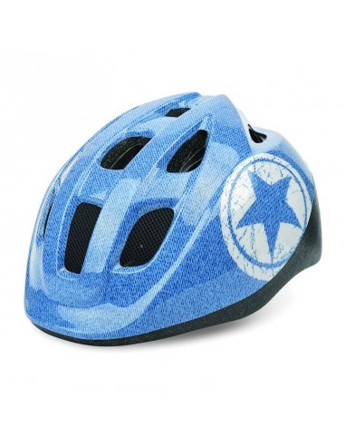 CASCO POLISPORT JUNIOR JEANS AZUL/BLANCO