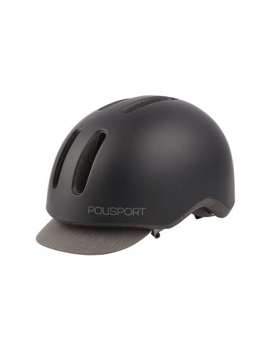 CASCO POLISPORT COMMUTER NEGRO/GRIS...