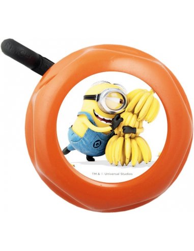 SONNETTE MINION ORANGE, MOTIF, Ø 55MM