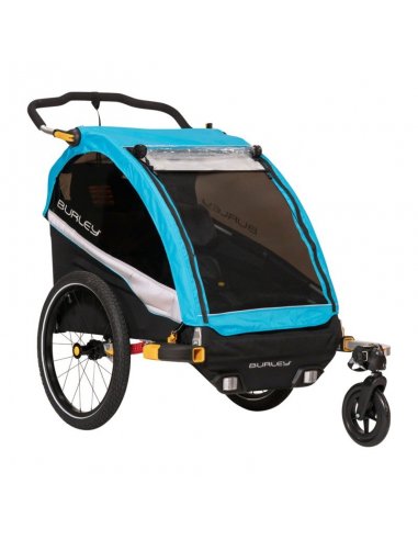 REMOLQUE NIÑOS BURLEY D`LITE X AZUL AQUA