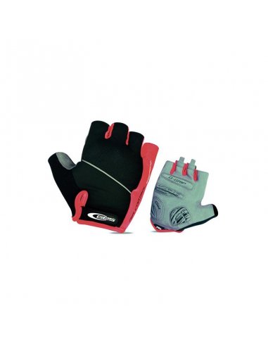 GUANTES CORTOS GES EVO NEGRO/ROJO...