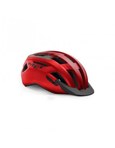 CASCO MET ALLROAD ROJO/NEGRO MATE L