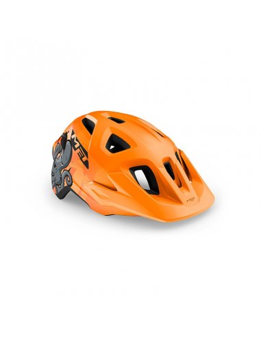 CASCO INFANTIL MET ELDAR NARANJA PULPO