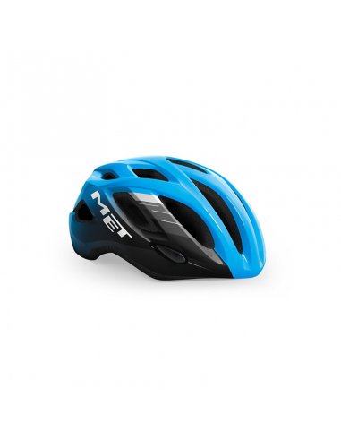 CASCO MET IDOLO NEGRO/AZUL BRILLO XL