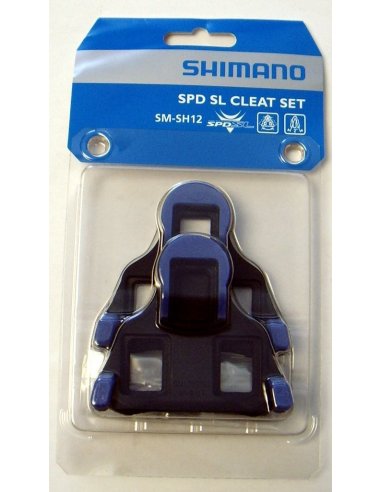 Calas Shimano SM-SH12 Azul - Zapatillas bicicleta carretera