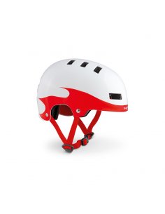 CASCO MET YO-YO BLANCO/ROJO...