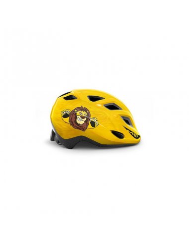 CASCO MET GENIO AMARILLO LEON BRILLO...