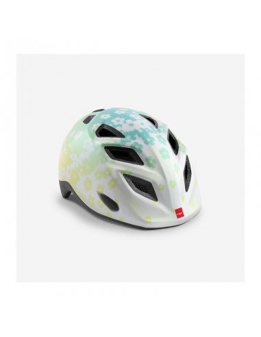 CASCO MET ELFO BLANCO FLORES BRILLO...