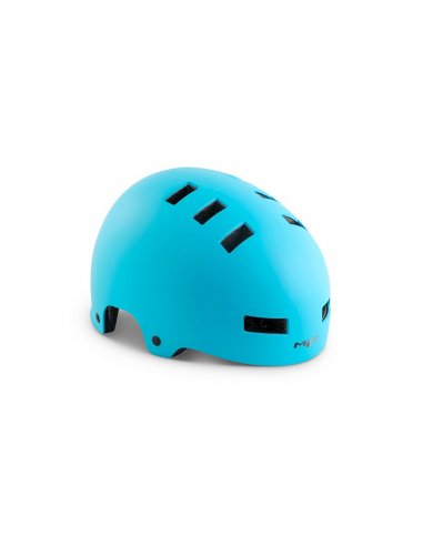 CASCO MET ZONE AZUL CIAN MATE S