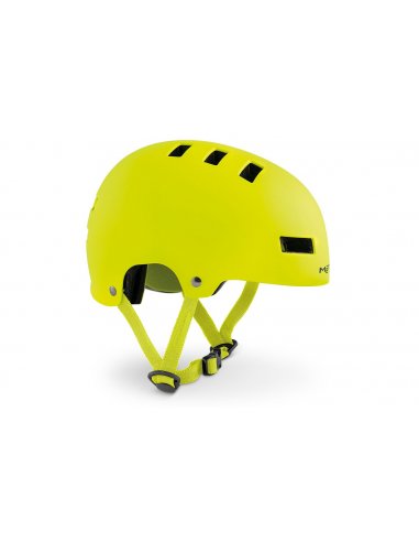 CASCO MET YO-YO AMARILLO MATE M