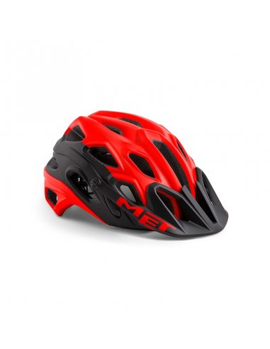 CASCO MET LUPO ROJO/NEGRO MATE L