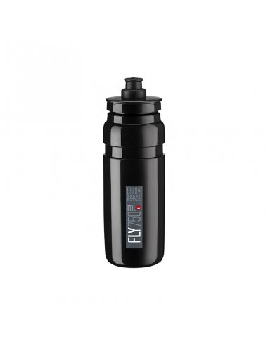 BIDON ELITE FLY NEGRO LOGO GRIS 750 ml