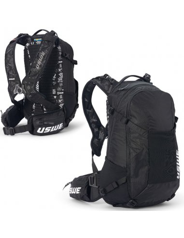 USWE Mochila Shred 25L, una mochila de gama alta para MTB, E-MTB, bicicleta  de montaña, color negro