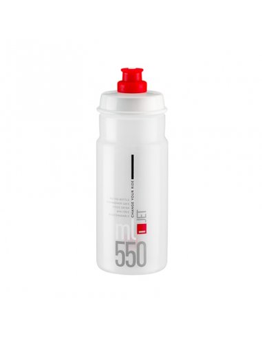 Bidon Elite Jet Plus 550 ml Blanco...