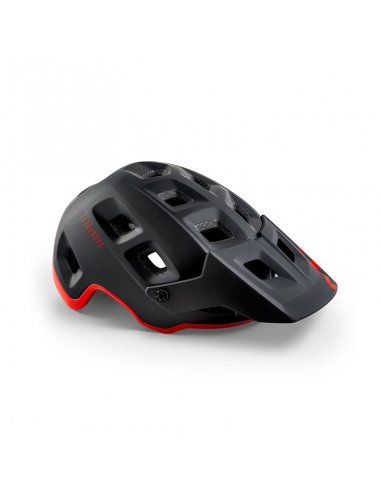 CASCO MET TERRANOVA MIPS NEGRO/ROJO...